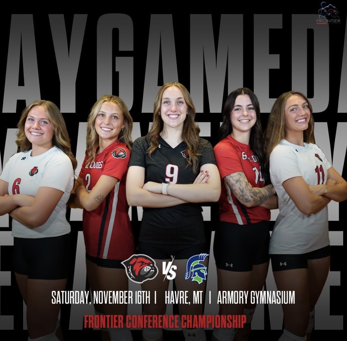UMW Bulldogs (@umwbulldogs) on Twitter photo CHAMPIONSHIP GAMEDAY ‼️
🆚: No. 13 Providence
📍: Havre, Mont.
⏰: 7 pm
📺/📊: linktr.ee/gamedaylinks
#GoBulldogs | <a href="/UMW_Volleyball/">Montana Western Volleyball</a> CHAMPIONSHIP GAMEDAY ‼️
🆚: No. 13 Providence
📍: Havre, Mont.
⏰: 7 pm
📺/📊: linktr.ee/gamedaylinks
#GoBulldogs | <a href="/UMW_Volleyball/">Montana Western Volleyball</a>