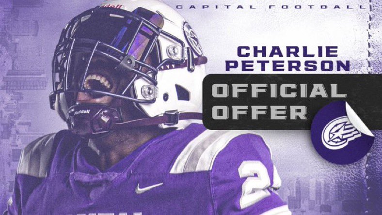 Charlie Peterson (@charliep_13) on Twitter photo After a great conversation with <a href="/Coachcalexander/">Charles Alexander</a> I am blessed to have received and offer from Capital University‼️
<a href="/BrandonHuffman/">Brandon Huffman</a>
<a href="/JojoDickson/">Jojo Dickson</a>
<a href="/alexmolden/">alex molden</a> After a great conversation with <a href="/Coachcalexander/">Charles Alexander</a> I am blessed to have received and offer from Capital University‼️
<a href="/BrandonHuffman/">Brandon Huffman</a>
<a href="/JojoDickson/">Jojo Dickson</a>
<a href="/alexmolden/">alex molden</a>