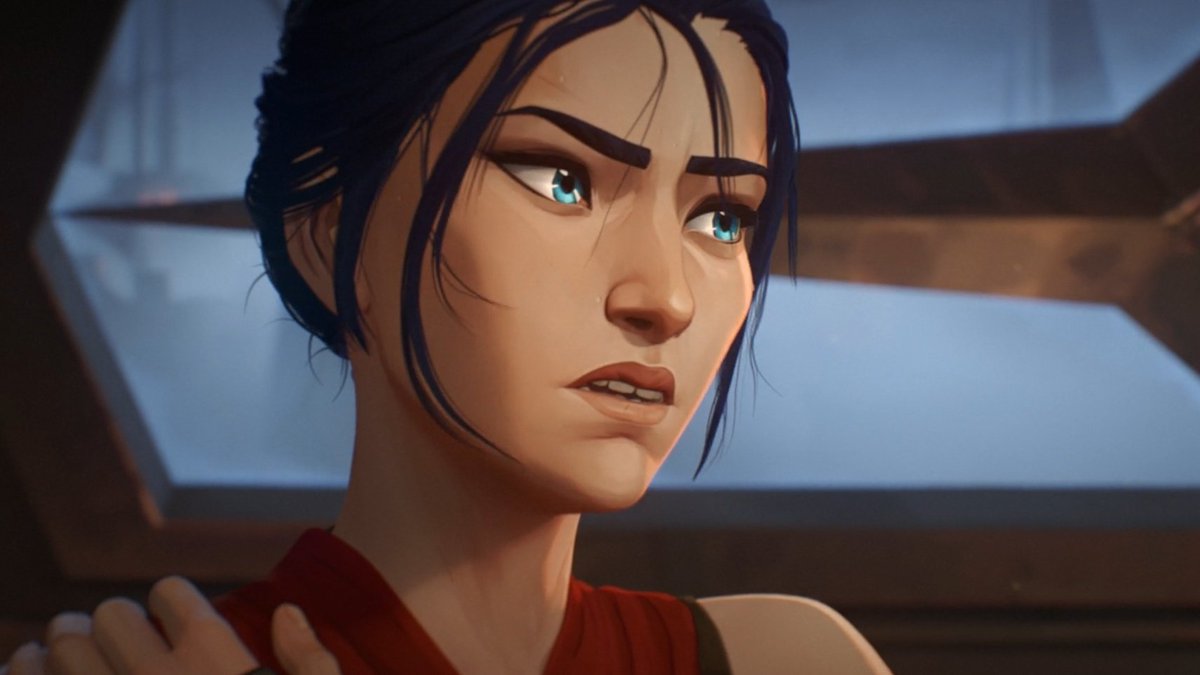 ArcaneHourly_'s tweet photo. Caitlyn in this scene Omg https://t.co/cxdoMNisUR