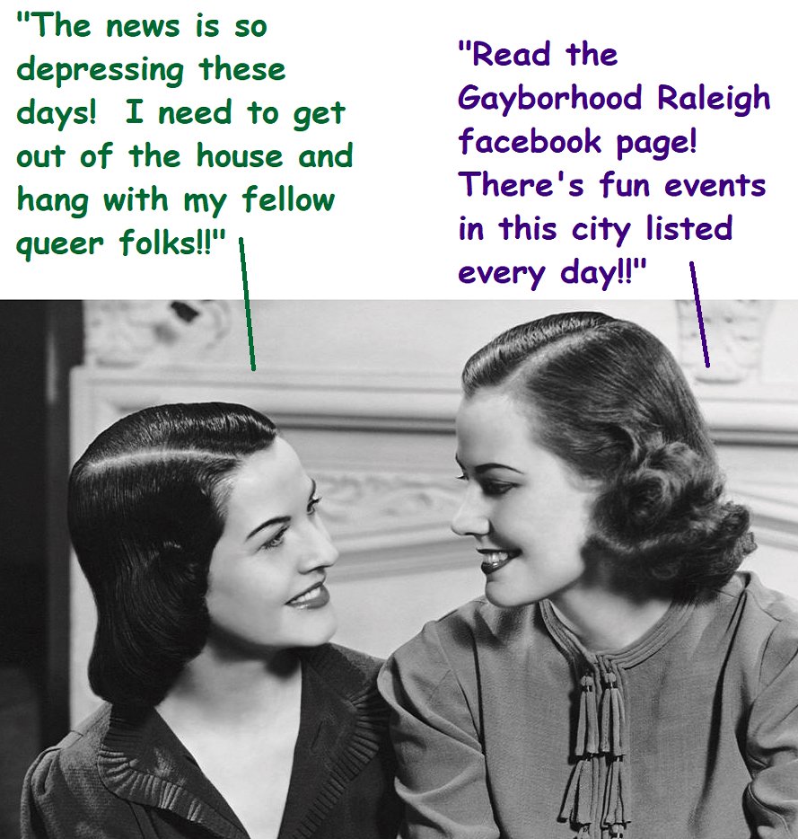 Fun events....every day!  facebook.com/gayraleighdist…