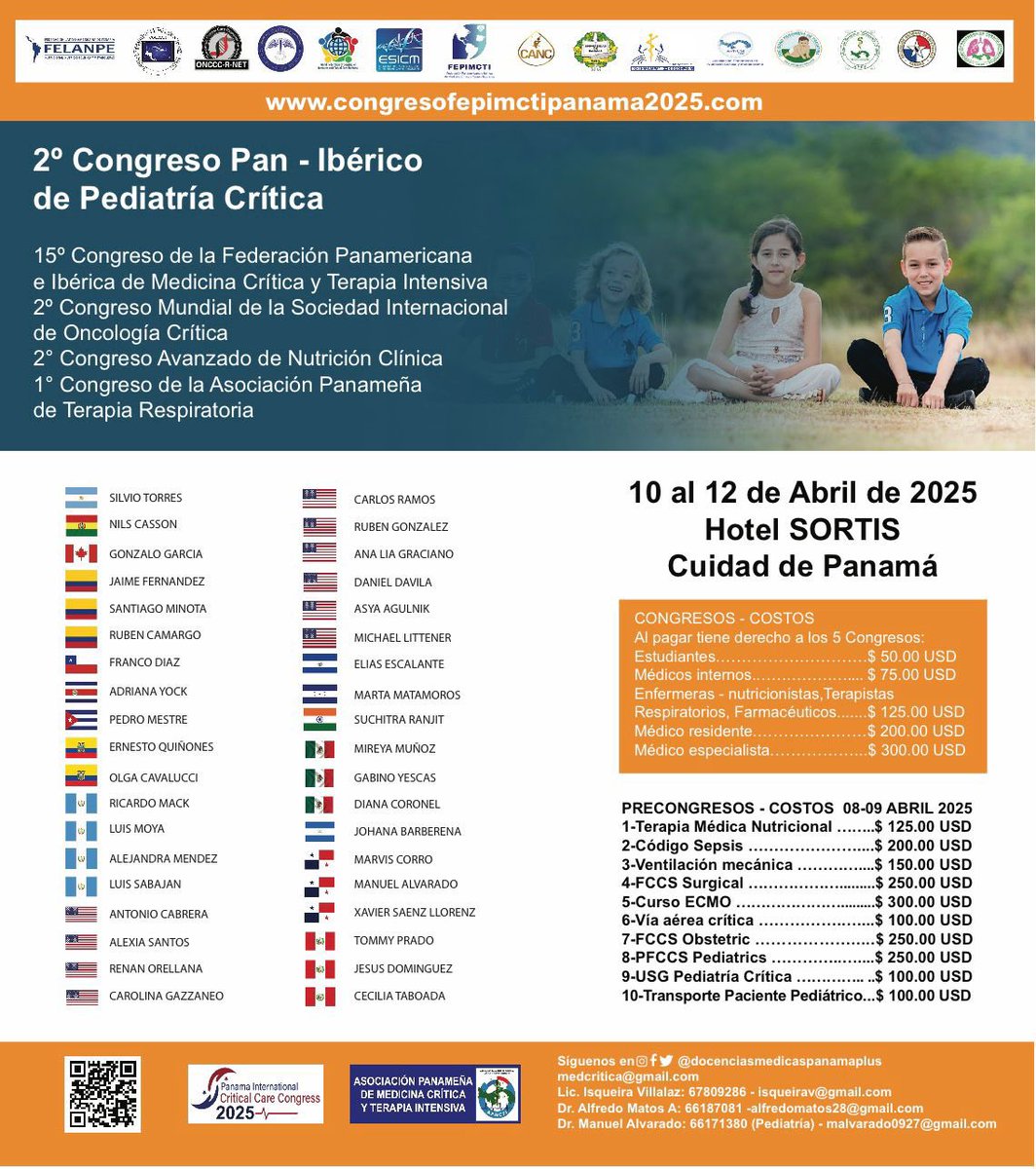 <a href="/COCECATI/">COCECATI</a> será parte de este gran evento académico que reúne a toda la región de medicina crítica y te invita a participar. 

<a href="/Fepimcti/">Fepimcti</a>