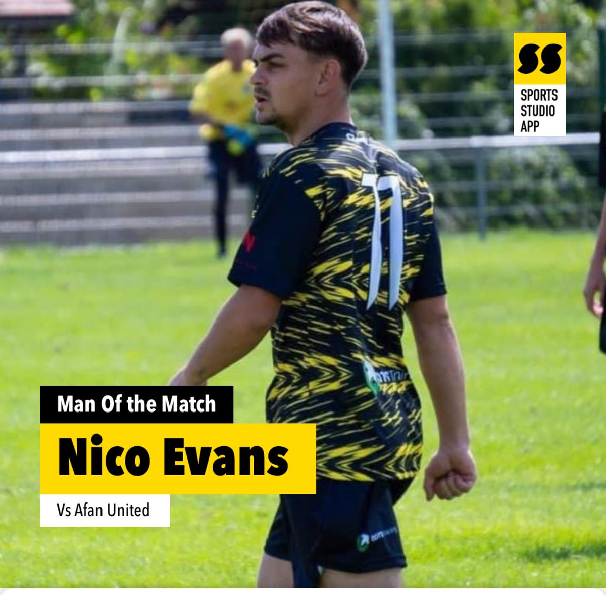 Cornelly_United's tweet photo. Cornelly 2-1 Afan United res

Cornelly dig in deep to see off a strong Afan team. Will Davies give us the lead.. Then Afan equalised straight after the break.. once again a bit of magic from Nico Evans on the 82 minutes mark sees us take the 3 points 🐝🐝🐝 https://t.co/MkenNhjoQP