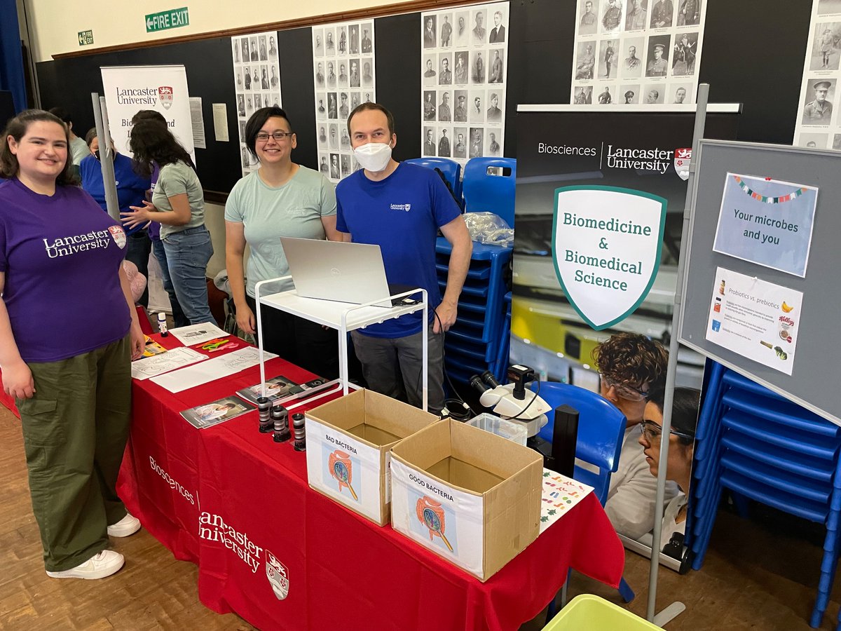 A very rewarding day leading science outreach with <a href="/BLSLancasterUni/">BLS Lancaster University</a> <a href="/StemUlver/">UlverSTEM</a> Lots of exciting conversations about #immunity, #brains and feeding our ‘good’ #bacteria