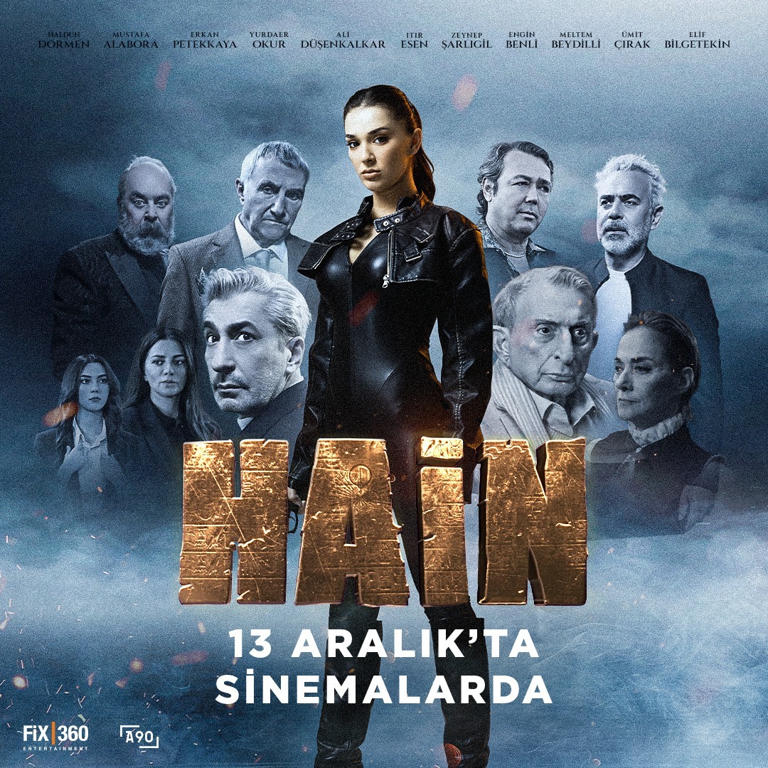 Senaryosunu ve yönetmenliğini Berke Üzrek’in üstlendiği Hain; Haldun Dormen, Mustafa Alabora, Erkan Petekkaya, Yurdaer Okur, Meltem Beydilli, Ali Düşenkalkar, Itır Esen, Zeynep Şarlıgil, Engin Benli, Ümit Çırak, Elif Bilgetekin’den oluşan oyuncu kadrosuyla 13 Aralık’ta vizyonda.