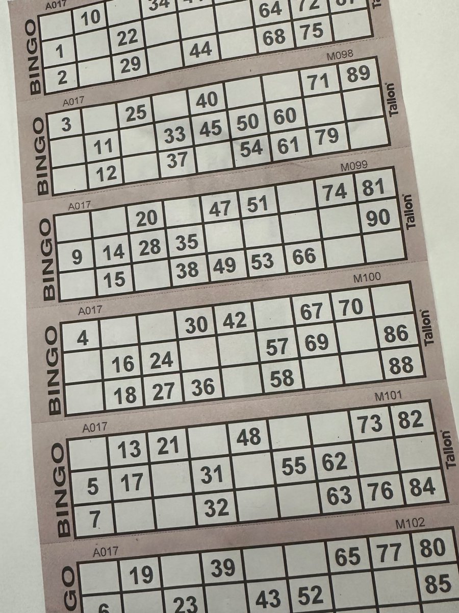 ChamberVoice's tweet photo. BINGO!!! 🔴🔴🔴 Bingo cards are ready! Join @carolynharris24 @NiaGriffithMP @ThatLyanne @5050Parliament @ToniaAntoniazzi and many many more in the Rhuddlan Room, in Venue Cymru for a pre-dinner drink and bingo!!! #WelshLab24 https://t.co/We5ATiCawG