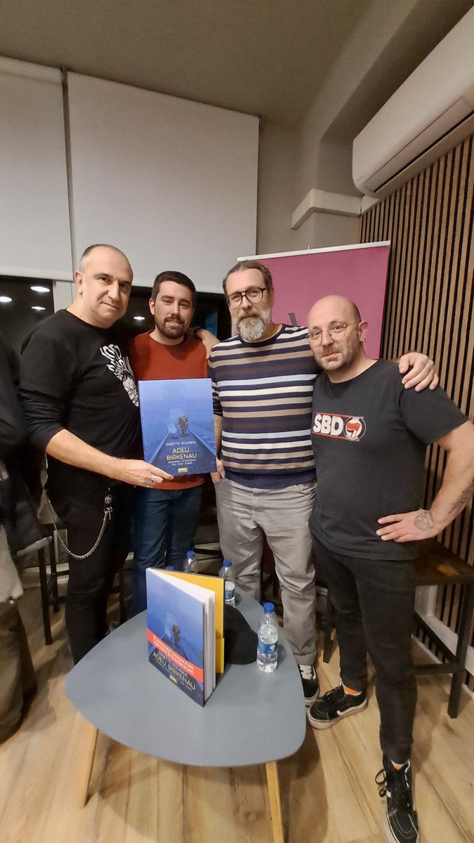 Quin immens plaer poder presentar avui a la <a href="/LaFatal_/">La Fatal</a> una obra tant  preciosa com #AdeuBirkenau <a href="/NormaEditorial/">Norma Editorial</a> amb els seus tres dibuixants @Ricardefa <a href="/CFDalmases/">Cesc F. Dalmases</a> i <a href="/SurrocaR/">R.Surroca</a>. Gràcies #cracks i gràcies <a href="/jaume_barrull/">Jaume Barrull Castellví</a>. 

No us la perdeu, feu el favor!