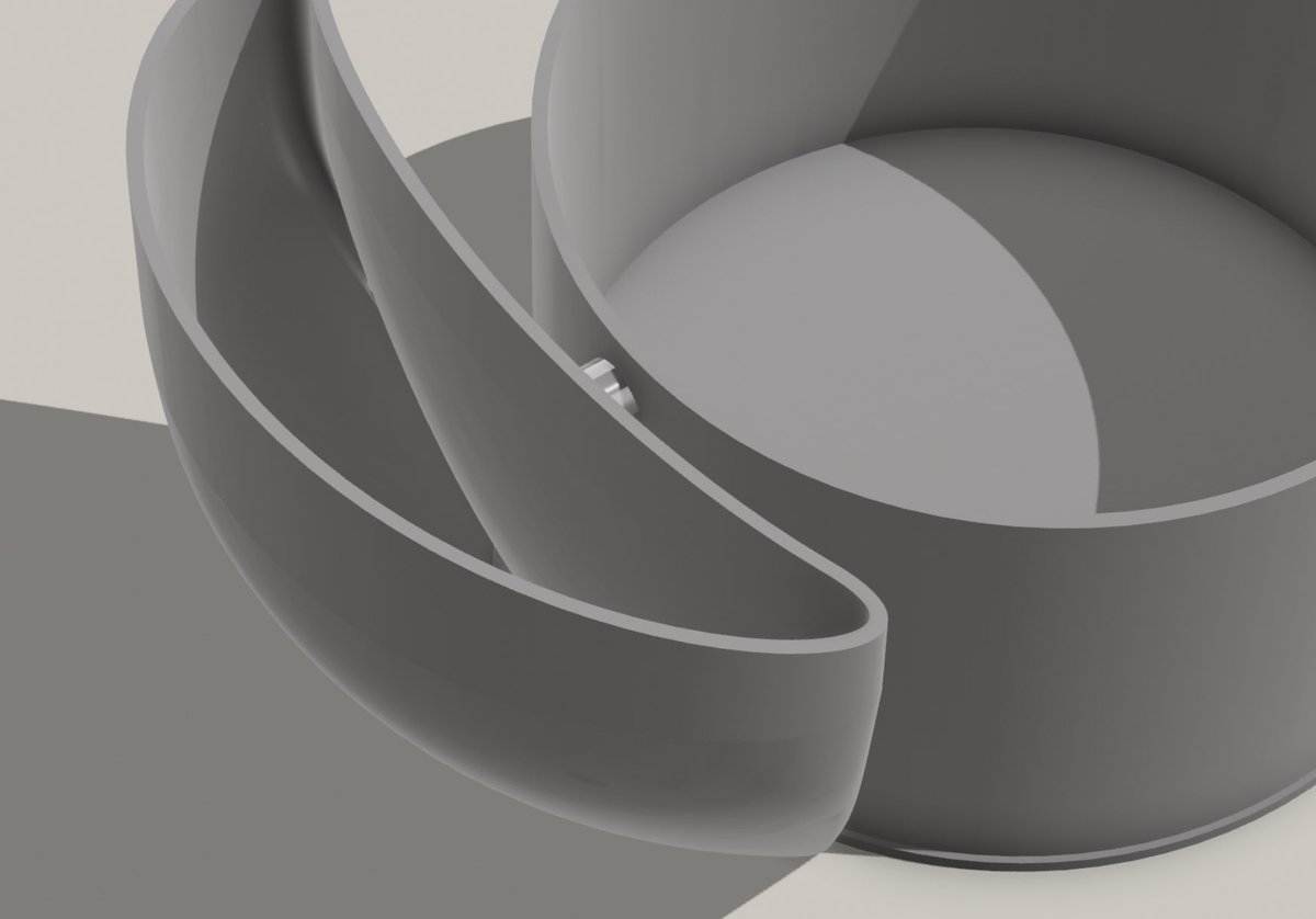 Some of the 3D model designs of the ‘roof scoop part’ which is a small extra storage place on the pen holder. This design is quite complicated in geometry and took quite a bit of time to design - hope you like it! 😀✈️🚗