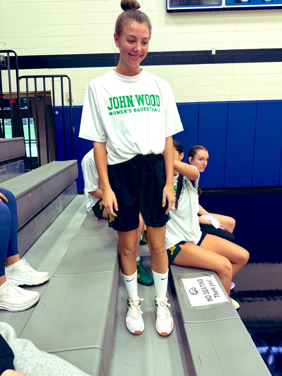 After a big time game yesterday Blair has  channeled her inner Jackie Moon energy for the game today.