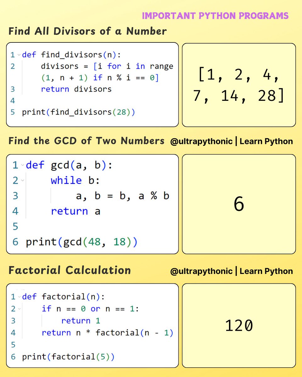 ultrapythonic's tweet image. #programming #ultrapythonic #pythonprogramming #developer #programmer #softwaredeveloper #computerscience #ai #ml #machinelearning #DataScience #SoftwareDevelopment #DevOps #100DaysOfCode #Python