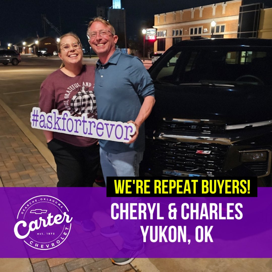 tleffingwell3's tweet image. Congratulations to my new friends Cheryl and Charles, and their new 2025 Traverse! Thanks again, guys! #makingfriends #askfortrevor #referralswork #carterversary #carterchevrolet #theroadto400 #tellyourfriends #repeatbuyersarebest
