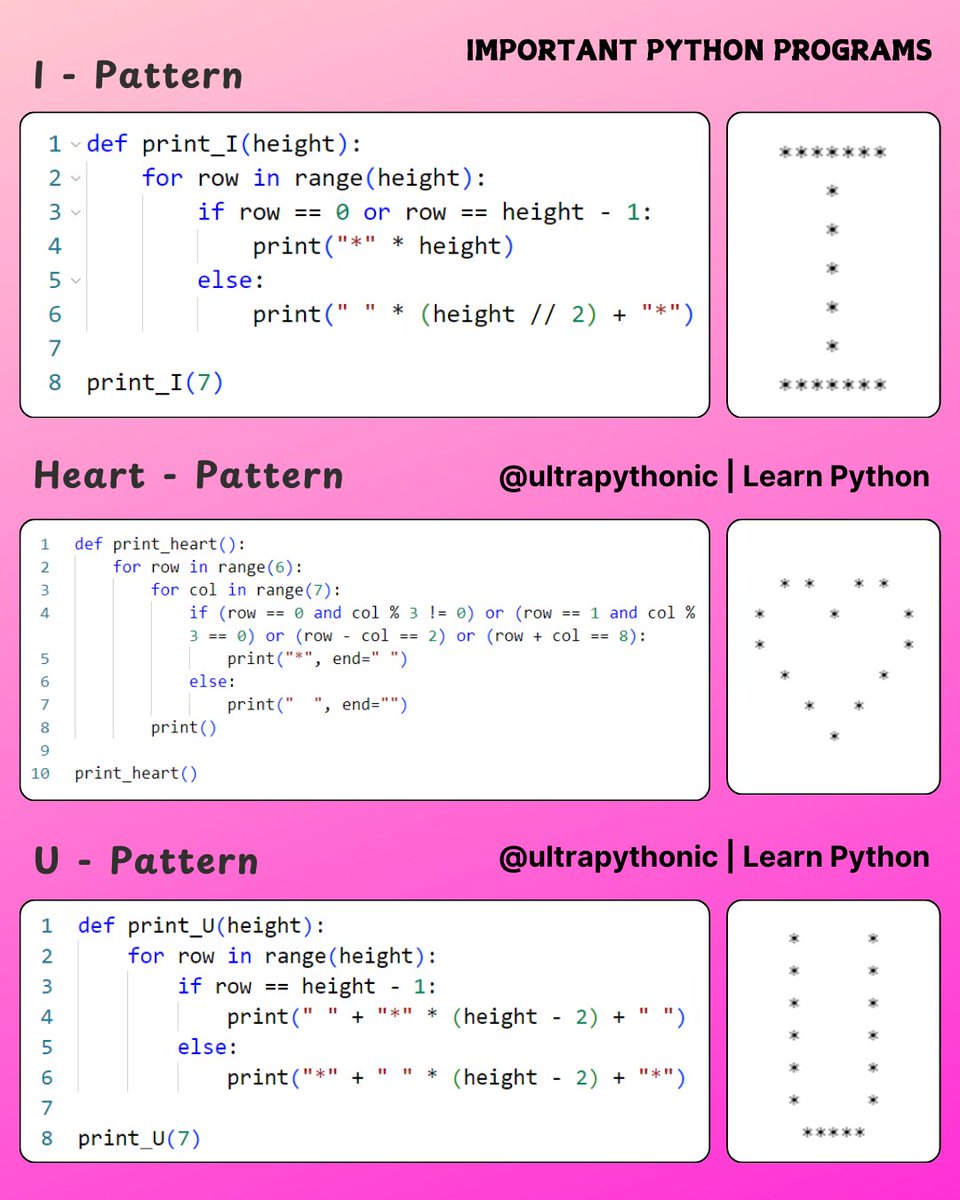 ultrapythonic's tweet image. #programming #ultrapythonic #pythonprogramming #developer #programmer #softwaredeveloper #computerscience #ai #ml #machinelearning #DataScience #SoftwareDevelopment #DevOps #100DaysOfCode #Python