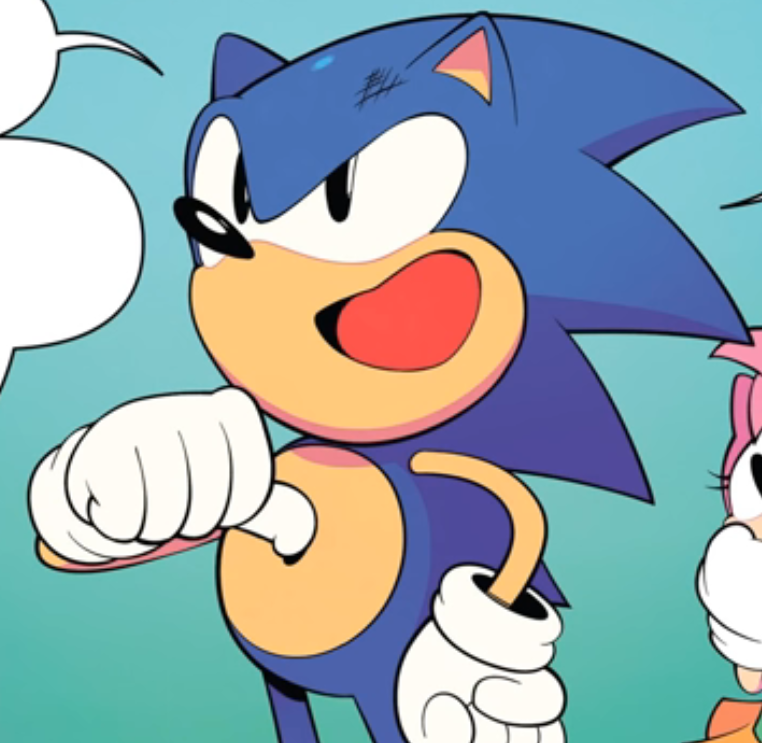 SmolBlueSavior's tweet photo. "What are we doing sitting around here then?"

The hedgehog quickly steps to the older hedgehog's other side.

"Let's get this show on the road!" https://t.co/WdW7fFhGOG