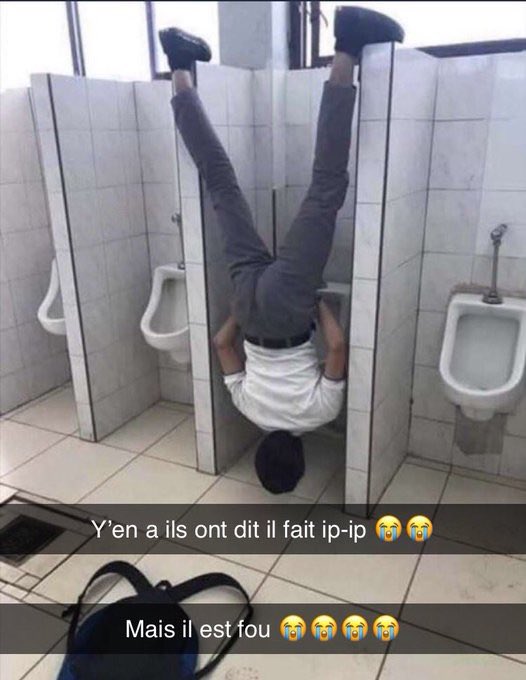 Pereguillot14's tweet image. Marcher sur la tête