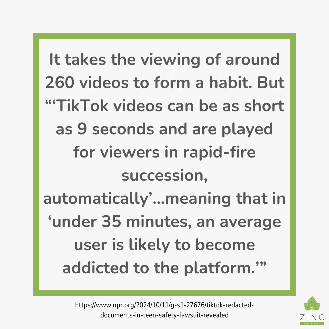 ZincLearning's tweet photo. Reading?? In the age of digital distraction?  YES!!

Combat the social media takeover from apps like TikTok and get kids reading–for fun!–again.

Learn more about the misleading messages from TikTok executives at https://t.co/rSeH7xot6d.

#lovetoread #socialmediabreak https://t.co/0mPiosqCwt