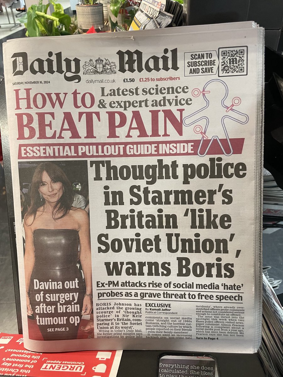 This is further evidence that Boris is an ignorant, adolescent. It’s a casual insult to the millions - yes, millions - who suffered and died at the hands of the Soviet police state. Deep down he’s shallow