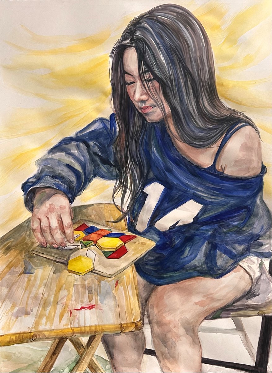 A collection of mixed-media art is a labor of love for one local teen. 🎨 

The exhibit, Memory in Art, was created to represent and show Alzheimer’s through creative methods so people can understand how it affects those diagnosed with it and those who love them.

The exhibit