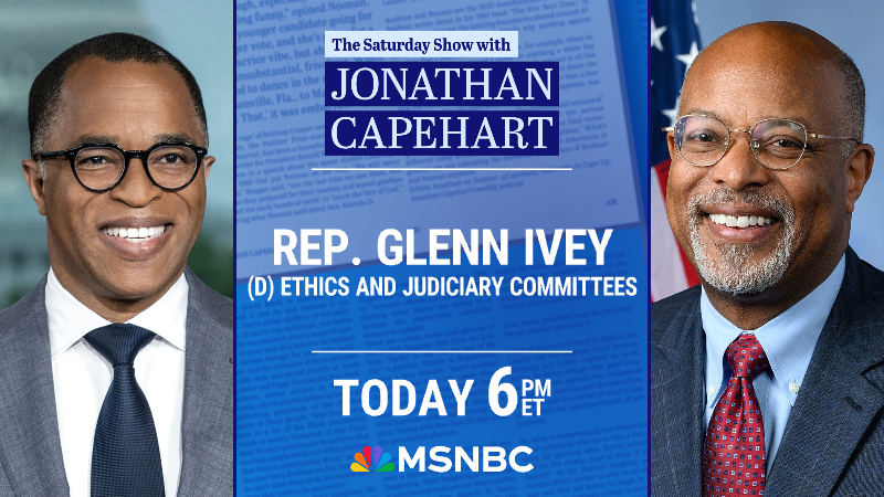 TheWeekendMSNOW's tweet image. TODAY: Trump's controversial pick of Matt Gaetz as attorney general sends shockwaves within Congress. @RepGlennIvey joins @capehartj live on-set to discuss the president-elect's cabinet nominations, plus Republican control of the House. 6 pm ET @MSNBC #saturdayshow