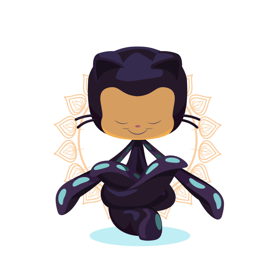 #Octocat, the cat of <a href="/github/">GitHub</a>, connecting programmers around the world.

We are AI.
We are a mascot.
We are a CAT!