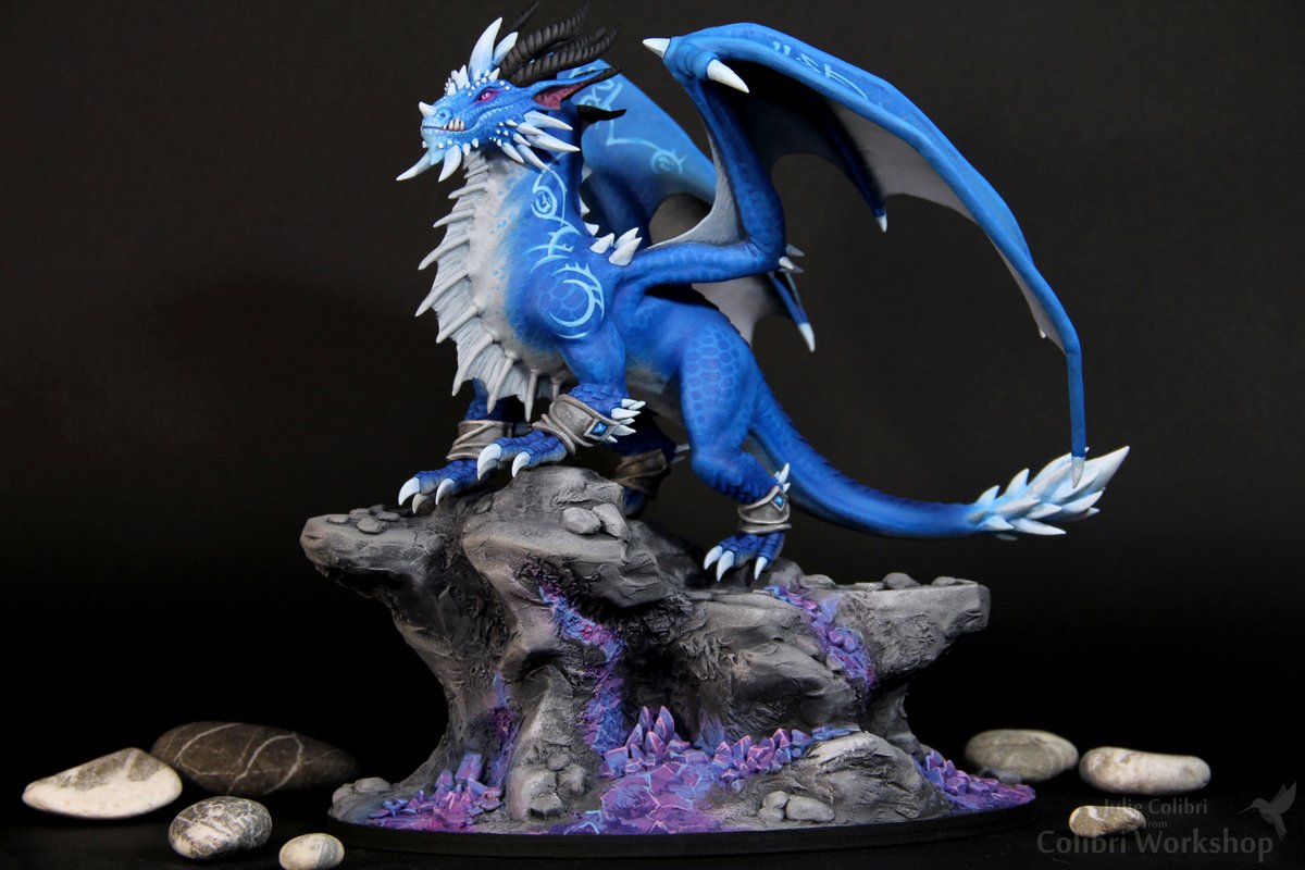 JulieColibri's tweet photo. Kalecgos <Aspect of the Blue Dragonflight> 🔮
Inspired by World of @Warcraft 
#Warcraft #handmade https://t.co/jePqpYMEl5