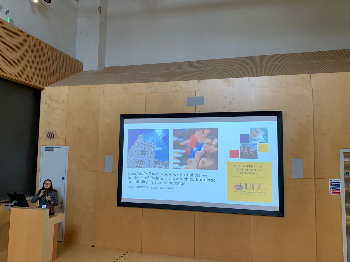 Mireia Gómez (@mireia_gomez99) on Twitter photo Avui he presentat la meva recerca a la <a href="/IRAAL_Cork24/">IRAAL Conference 2024</a> ✨A qualitative analysis of Ireland’s approach to linguistic hospitality in school settings✨📖
Go raibh maith agat! #IRAAL2024 Avui he presentat la meva recerca a la <a href="/IRAAL_Cork24/">IRAAL Conference 2024</a> ✨A qualitative analysis of Ireland’s approach to linguistic hospitality in school settings✨📖
Go raibh maith agat! #IRAAL2024
