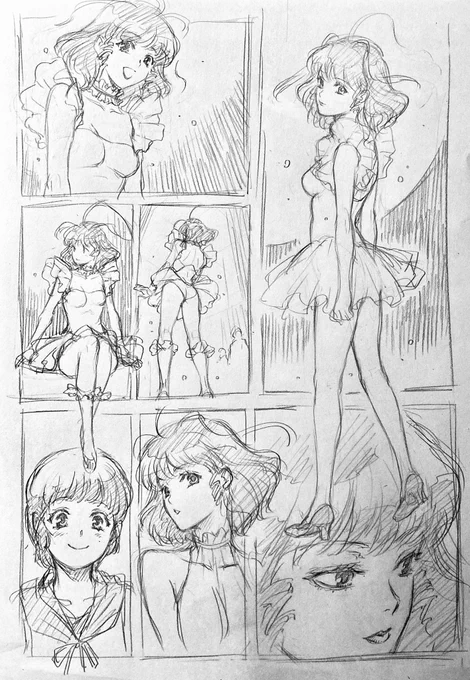 ラフ描き、クリィミーマミ

自分の絵柄で… 