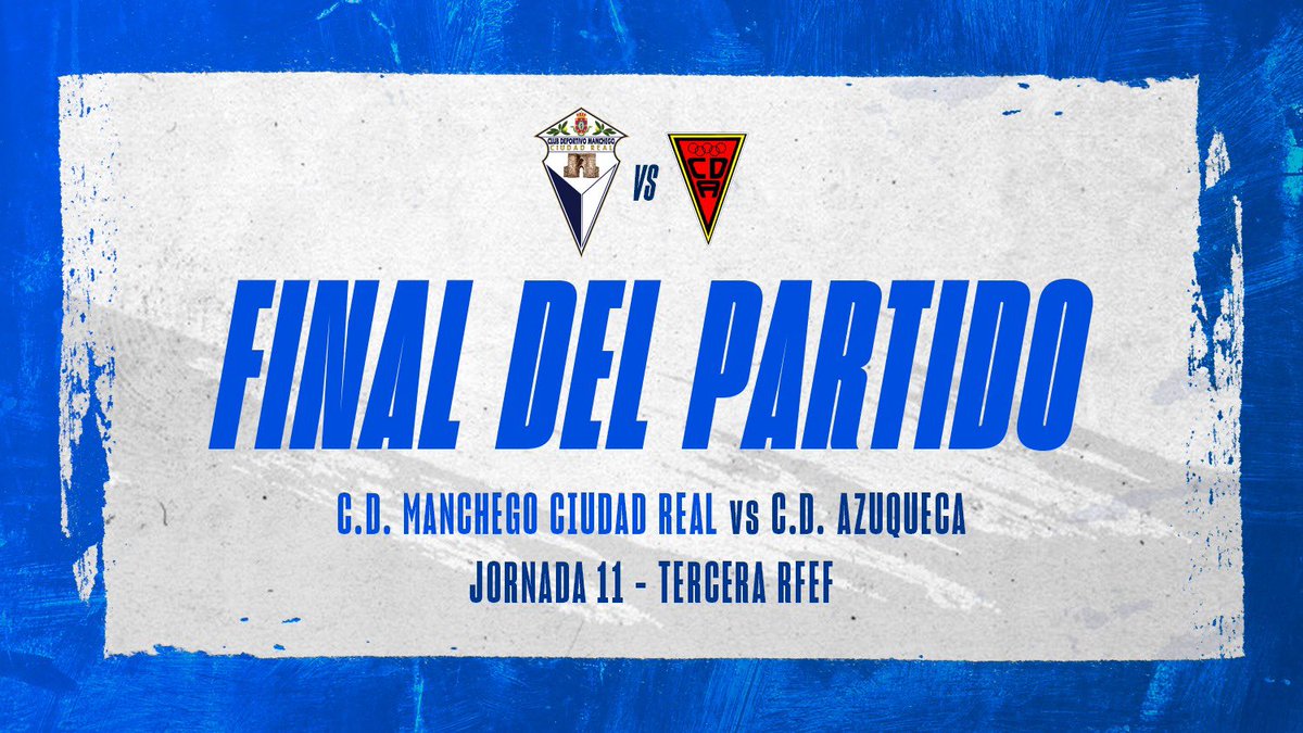 45’ ST | 4-1 | ¡Final del partido en el Poli! GANOOOOOOÓ EL MANCHEGO

Con goles de Navarrete, Rodrigo Gui (2) y Santi Herrera.

#AupaManchego 💙🤍