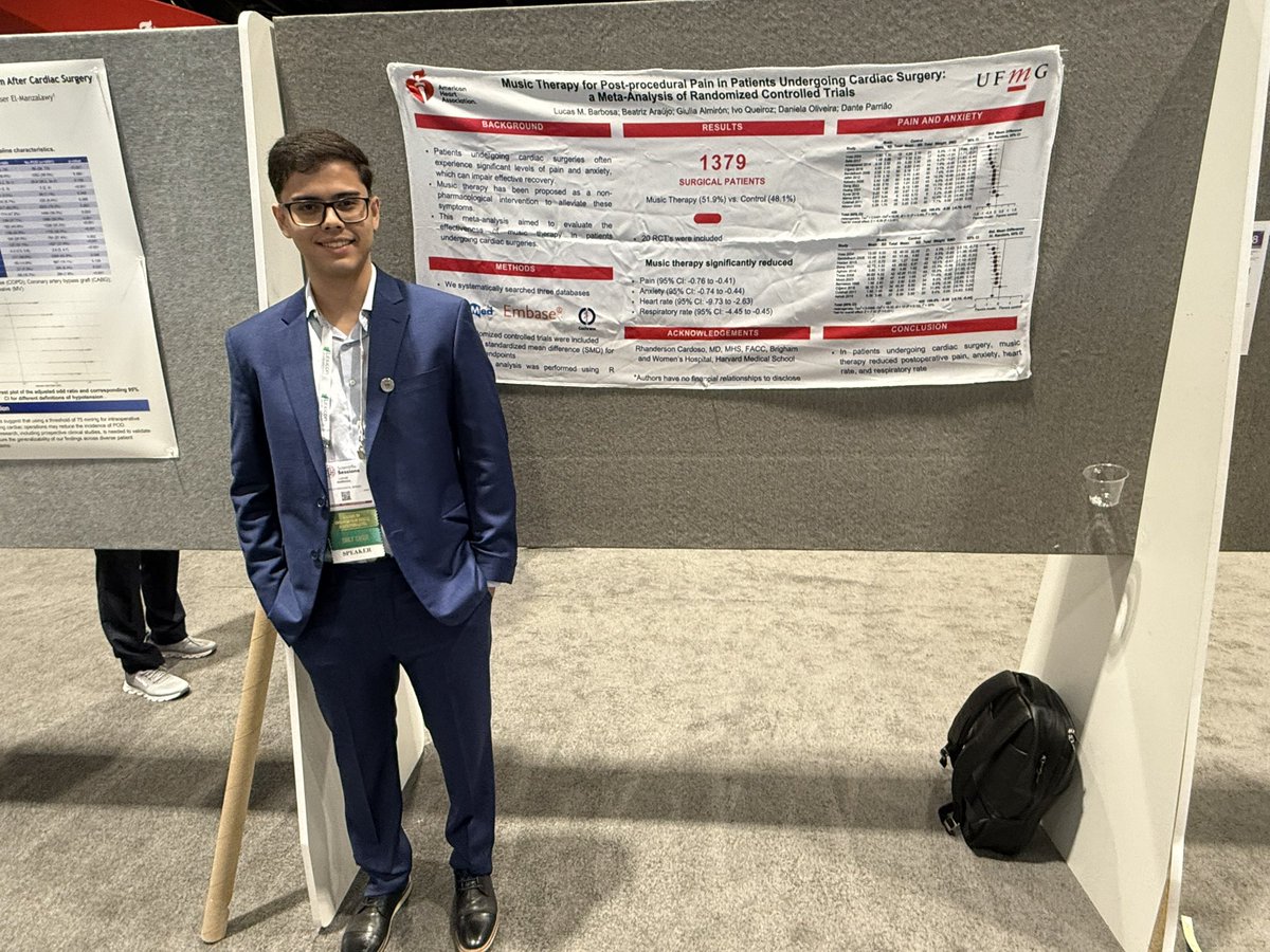 lisarongmd's tweet image. More great research from the star ⭐️#juniorresearcher posters #AHA2024 #CVSA including representation from #Brazil @UVaAnesthesia and MDs and PhDs!