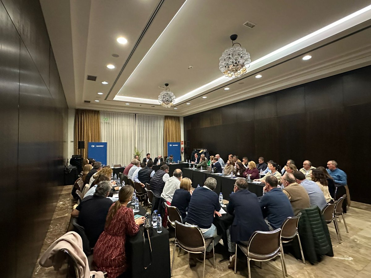 MecoPopular's tweet photo. Pedro Luis Sanz Carlavilla ha participado en las Jornadas de Trabajo del Comité de Alcaldes del @ppmadrid. https://t.co/jFIEkOkUfi