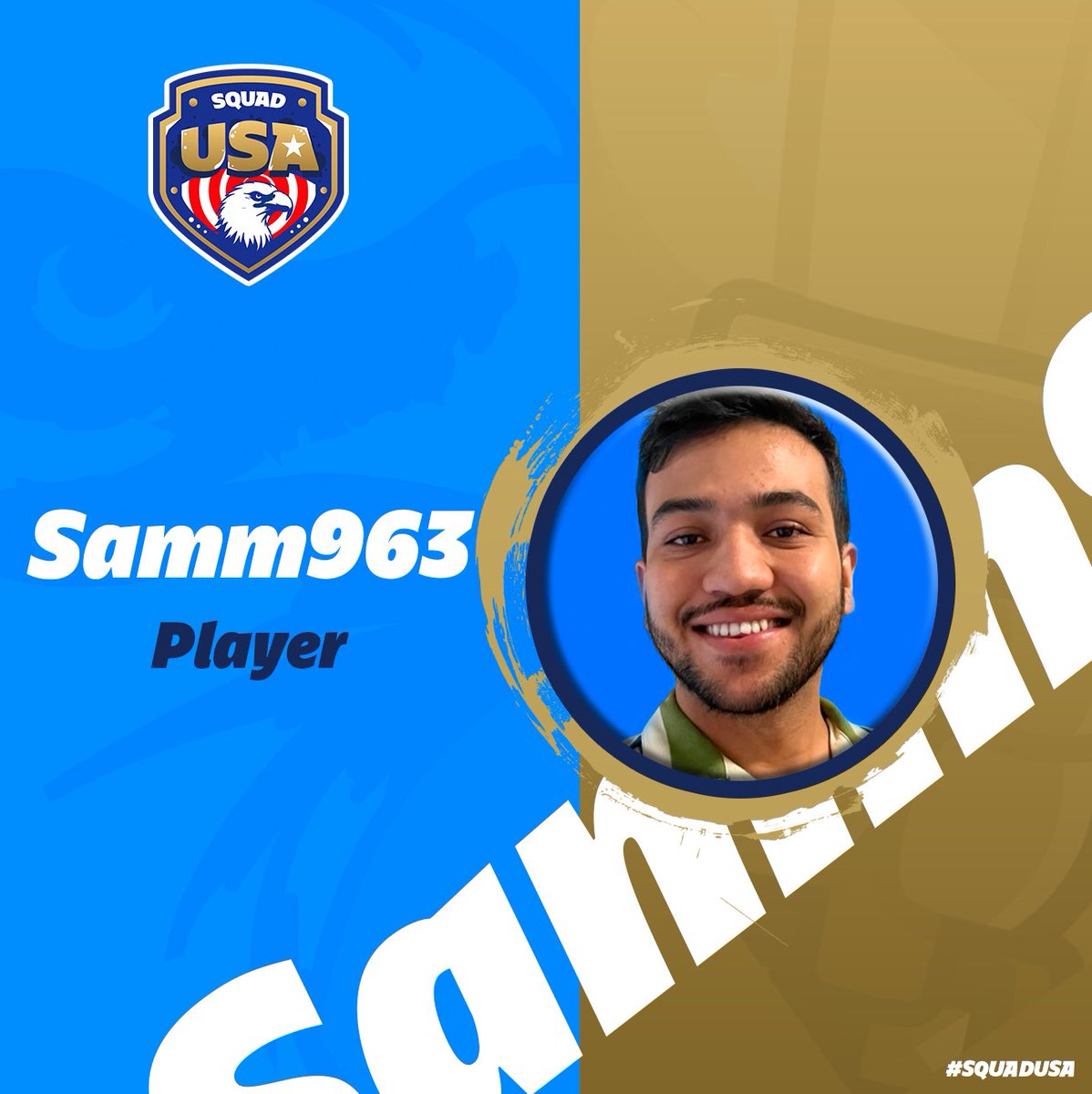 SquadEEUU's tweet photo. USA ~ 🦅

Here we go! Meet @sam__sqb , one of the fresh faces joining #SquadUSA . 

Ready to bring the heat and show what we’re made of in @SquadBustersx . Big thanks for hopping on board. Let’s make waves together! 

#SquadUSAHype #NextGenSquad https://t.co/sgUdDVS3ZT
