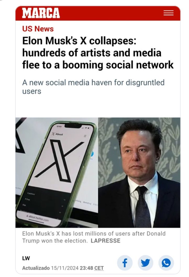 Like I said...all the people who are not interested in abuse, sexism, racism, and bots are fleeing twitter-x and moving to bluesky at bsky.app. Millions have joined in the last 2 weeks.