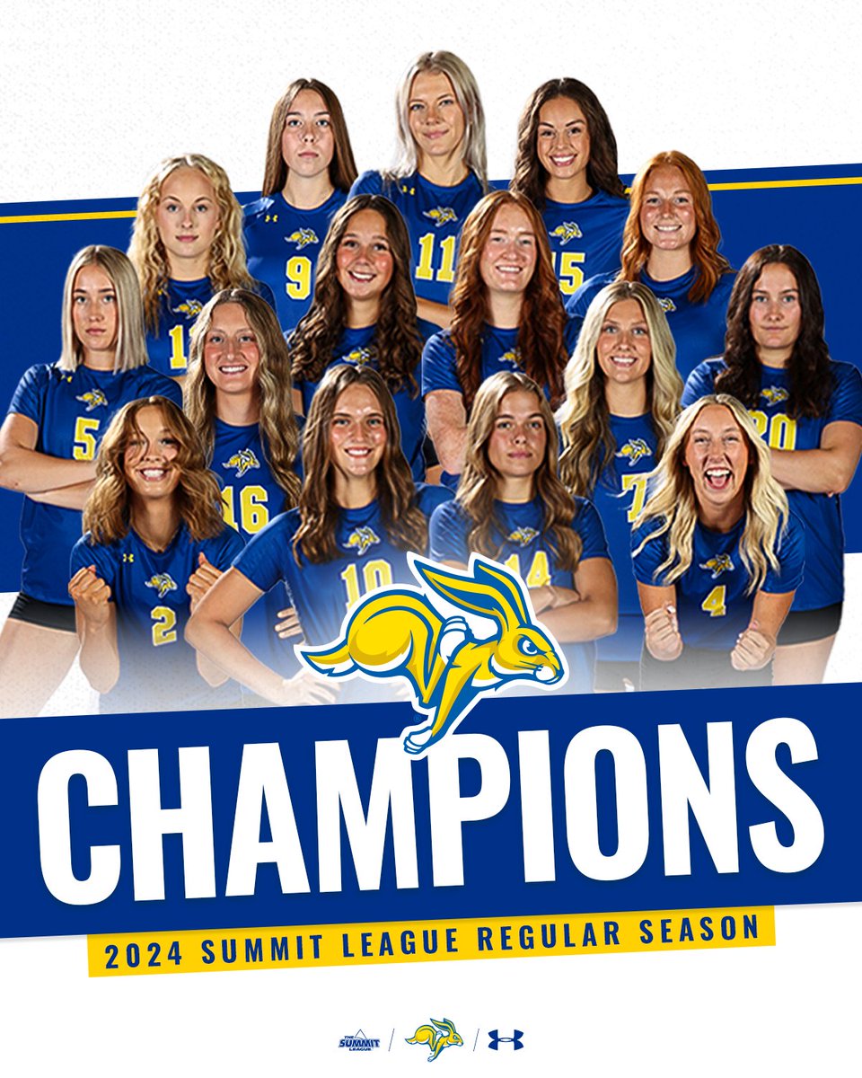 SUMMIT LEAGUE CHAMPS 🏆

#GoJacks 🐰