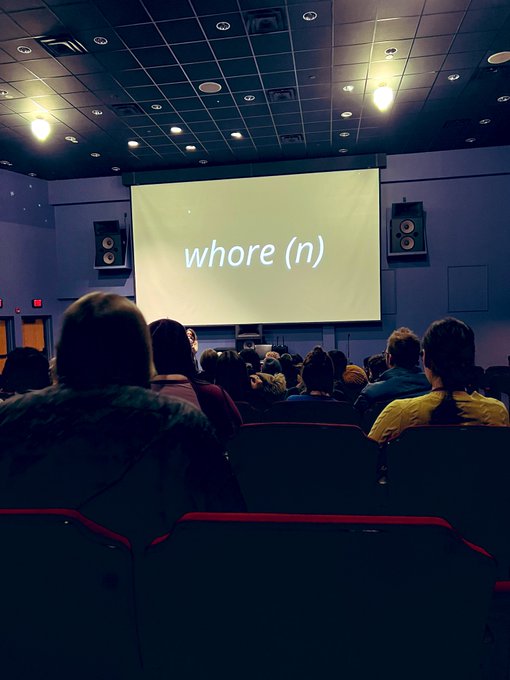 1 pic. Still laughing thinking about @KaytlinBailey ‘s 
One woman show last night 
Whore’s Eye View 

The
