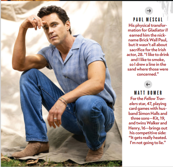 Moffel83's tweet photo. From People Magazine's Sexiest Man Alive issue that came out yesterday. I love that they're bringing up the UNO games again 😂 Nothing sexier than a good dad 😍
#MattBomer #SexiestManAlive https://t.co/6e5dqJiMIm