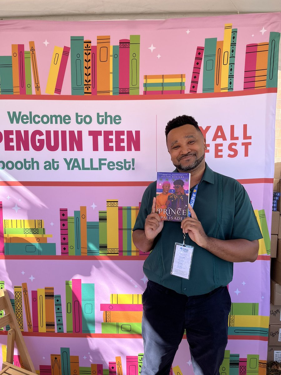 Penguin Teen (@penguinteen) on Twitter photo <a href="/Charlene_Thomas/">Charlene Thomas *mainly updates*</a> <a href="/jessgood/">Jessica Goodman</a> <a href="/AyanaGray/">Ayana Gray (Updates)</a> <a href="/katepearsall/">Kate Pearsall</a> <a href="/stageandpage/">Ginny Myers Sain</a> Thanks for coming by the Penguin Teen booth <a href="/julianw_writes/">Julian Winters is Kind of Here</a>! #YALLFest <a href="/Charlene_Thomas/">Charlene Thomas *mainly updates*</a> <a href="/jessgood/">Jessica Goodman</a> <a href="/AyanaGray/">Ayana Gray (Updates)</a> <a href="/katepearsall/">Kate Pearsall</a> <a href="/stageandpage/">Ginny Myers Sain</a> Thanks for coming by the Penguin Teen booth <a href="/julianw_writes/">Julian Winters is Kind of Here</a>! #YALLFest