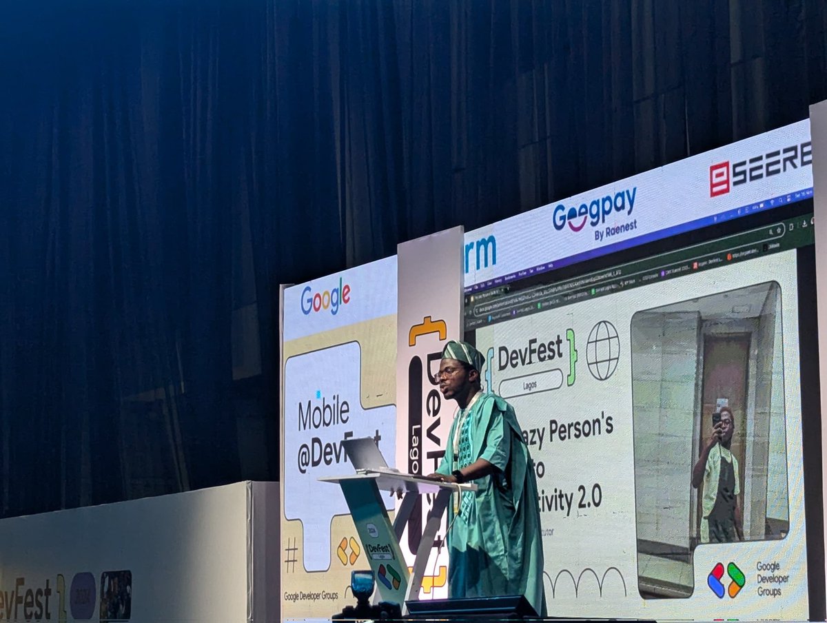 Thank you everyone who came to my #DevFestLagos session today. I hope you loved it as much as I loved delivering it. 💙

Slides and notes coming later 🥳