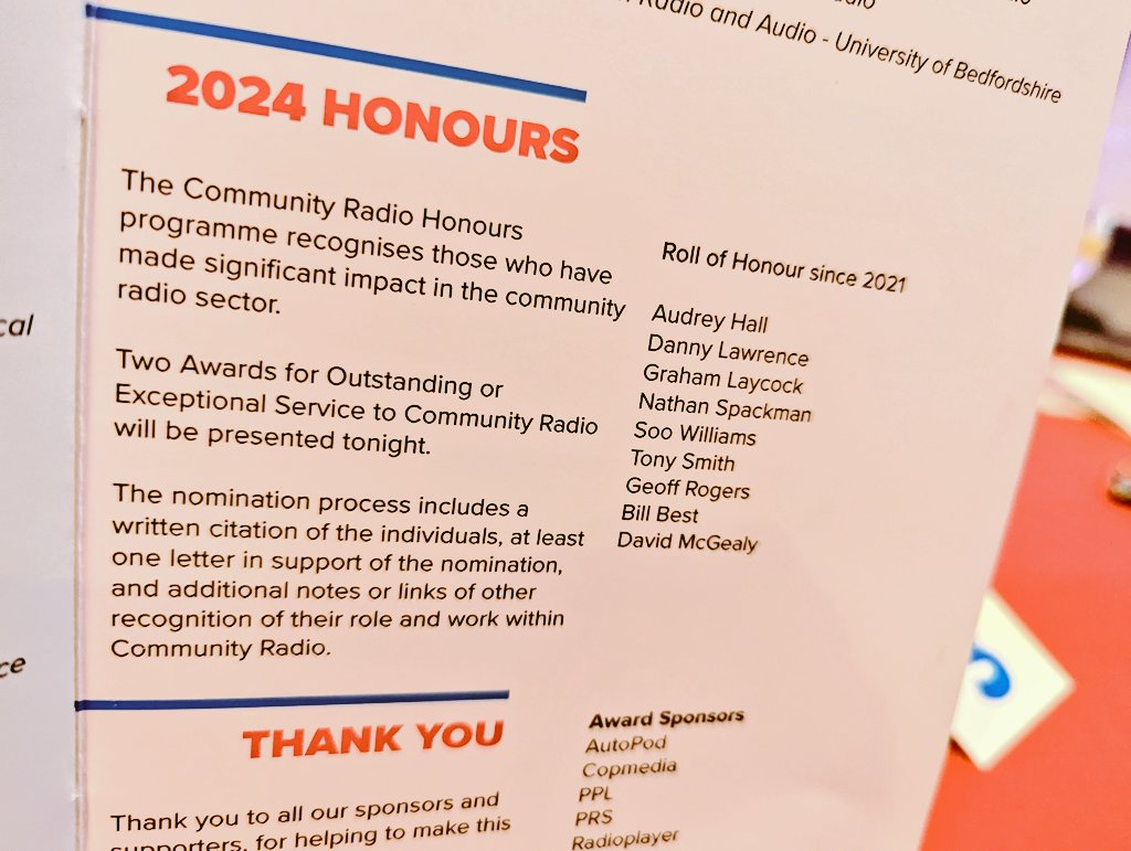 Oldham Community Radio 99.7fm|DAB|Device|Online (@oldhamcr) on Twitter photo Our man <a href="/_philedmonds_/">Phil Edmonds</a> is South Wales this evening at the Annual Community Radio Awards where we are shortlisted in the News, Journalism & Factual Storytelling category. Also nice to see David McGealy getting a mention in the programmes "Community Radio Roll of Honour". Our man <a href="/_philedmonds_/">Phil Edmonds</a> is South Wales this evening at the Annual Community Radio Awards where we are shortlisted in the News, Journalism & Factual Storytelling category. Also nice to see David McGealy getting a mention in the programmes "Community Radio Roll of Honour".