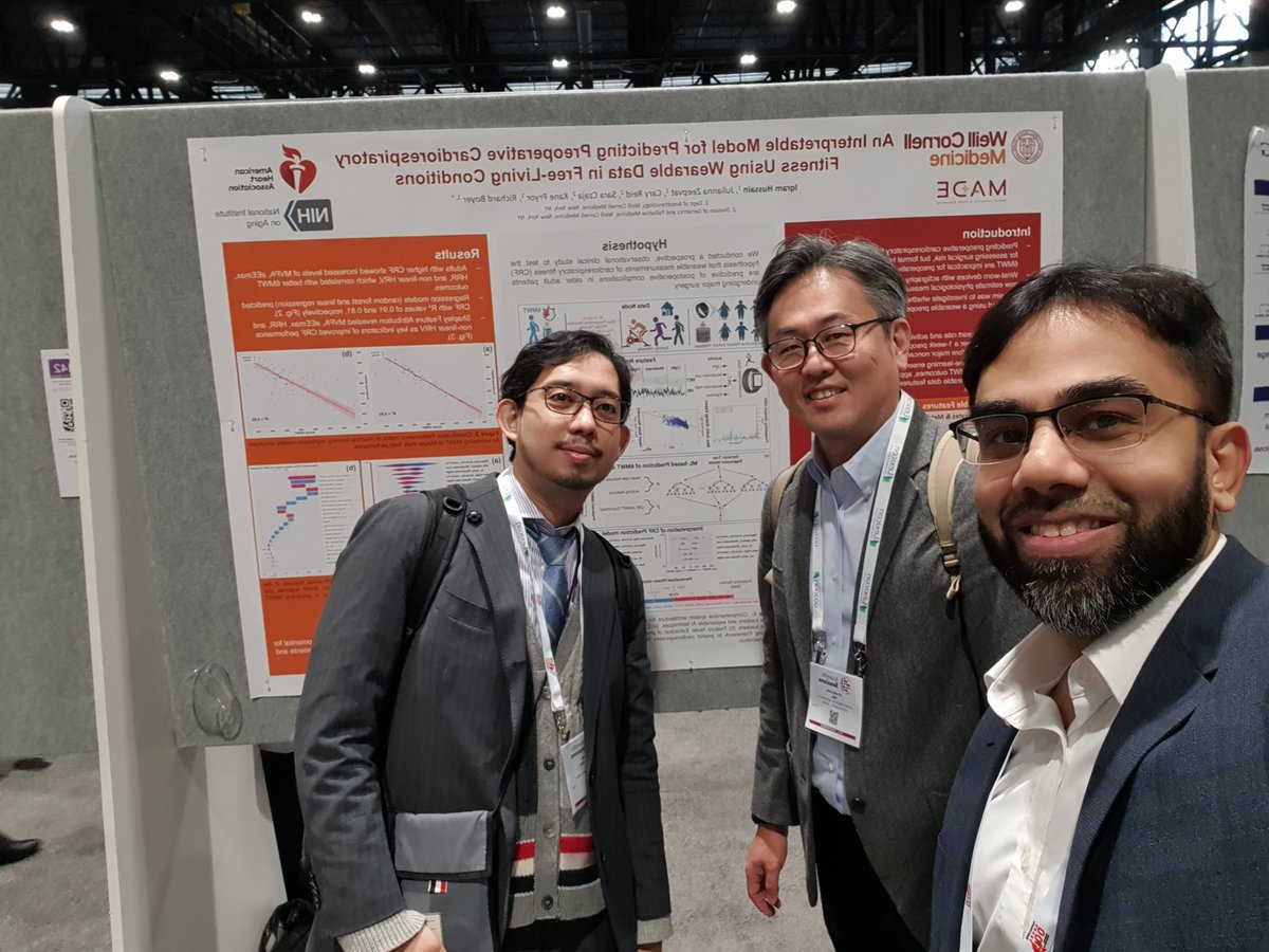 Our poster has been presented in #AHA2024