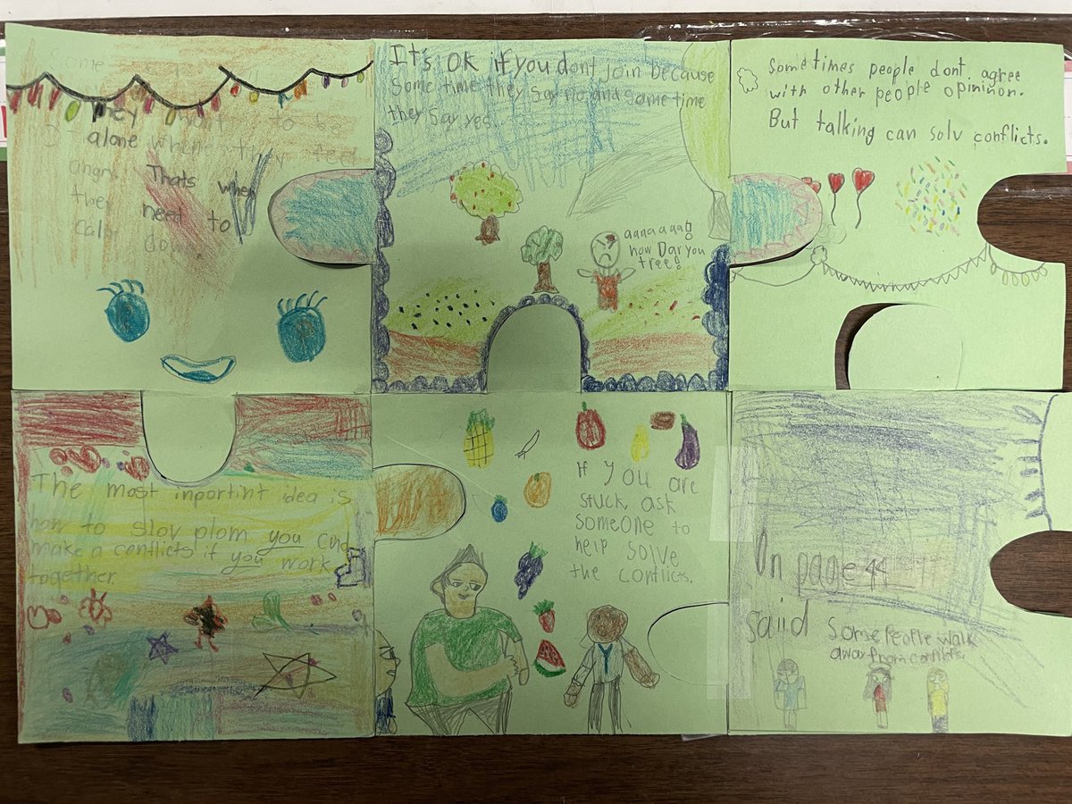 Brittany Miles (@msmilessecond) on Twitter photo My 2nd graders practiced synthesizing different parts of the text with their table groups, before coming up with the main idea as a class! Safe to say they understood the assignment🤩✅ <a href="/Youens_Gators/">Youens Elementary</a> <a href="/Youens_LA_SS/">Youens_LanguageArts</a> #deepdiveintolearning My 2nd graders practiced synthesizing different parts of the text with their table groups, before coming up with the main idea as a class! Safe to say they understood the assignment🤩✅ <a href="/Youens_Gators/">Youens Elementary</a> <a href="/Youens_LA_SS/">Youens_LanguageArts</a> #deepdiveintolearning