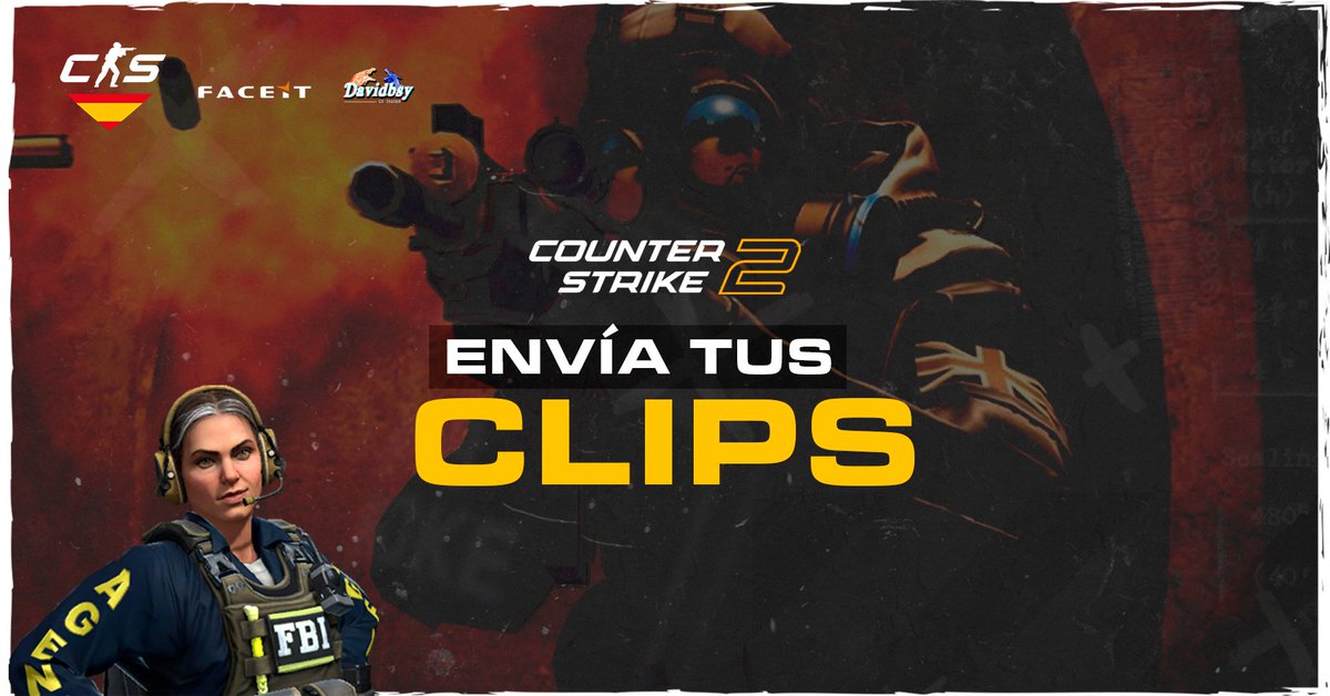 [🔴] 🔥 ¡ENVÍANOS TUS CLIPS! 🔥

📩 Hemos habilitado el email: clips@cs2españa.es dónde recibiremos vuestros clips jugando en nuestro clan de <a href="/FACEIT/">FACEIT</a>. 

🏆 Semanalmente haremos un TOP con los mejores clips recibidos. 

⚔ Entra al clan en: