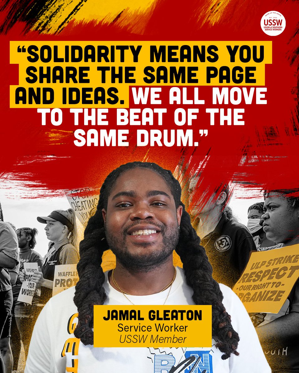 We're building trust with each other through struggling for what we need. #OrganizetheSouth #UnionsforAll