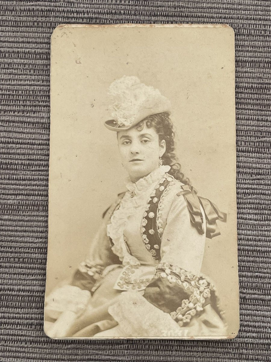 art_of_chic's tweet photo. I’m going to start sharing images of some of the women discussed in my forthcoming book. These images won’t necessarily be the ones in the book, though some of them will be. Here’s a photograph of Alice Regnault, an actress at the Théâtre du Gymnase whom I discuss. https://t.co/91vK5mEOtz