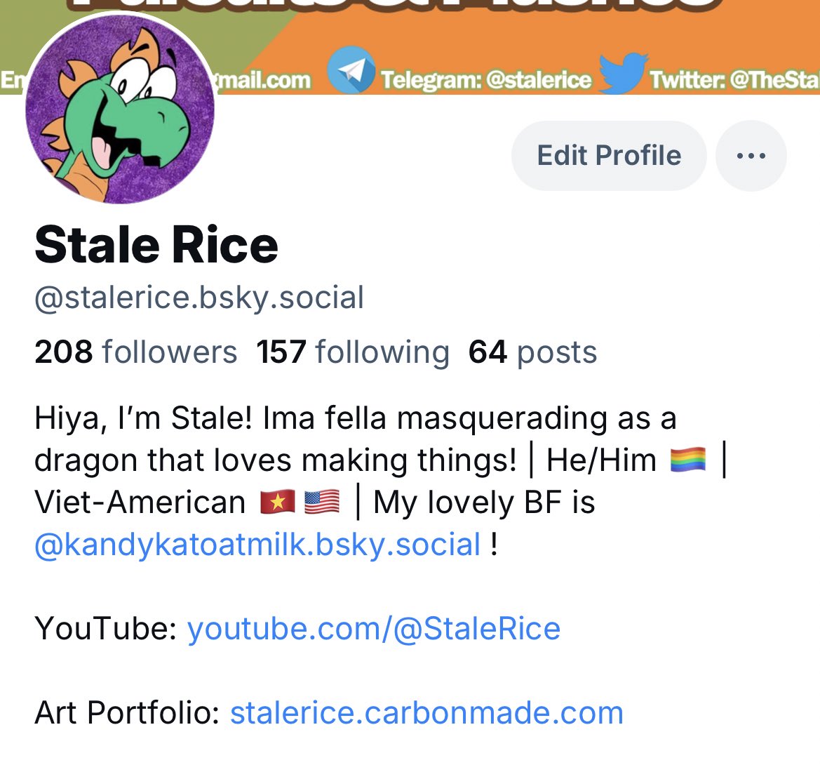 TheStaleRice's tweet photo. For those who don’t know, I’ve been reposting a bunch of my old work to “the bird blue” website, and I’m not gonna lie, I find myself more at ease there than I’ve felt here in a long time

Come find me there! 

https://t.co/tbDzxNj6iF https://t.co/gSDyr7dnpi