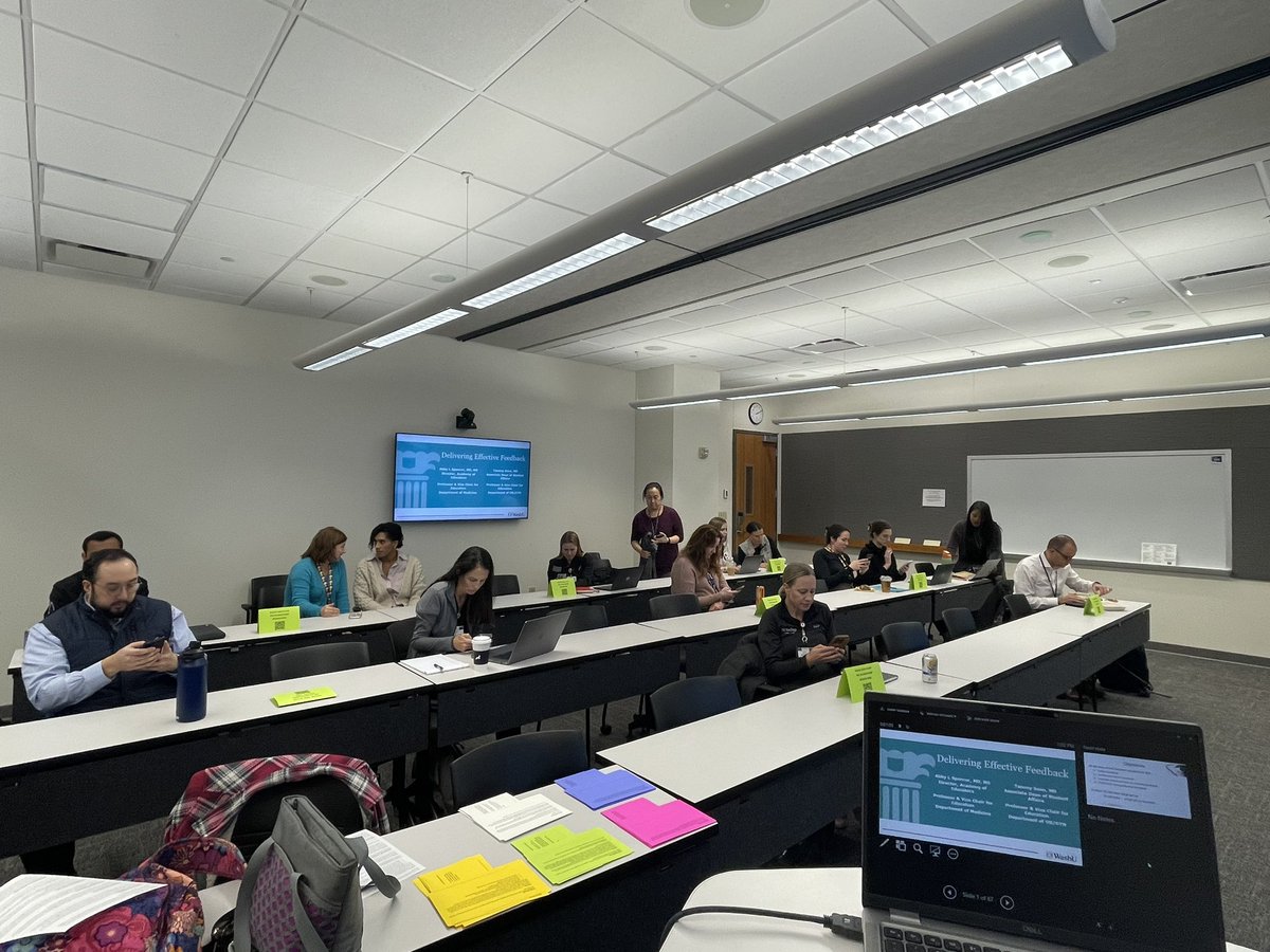 abbyWUim's tweet photo. 🩺🥼🩻🧬🔬🧫 Such a treat to teach about #Feedback w #MedEd @WashU_OBGYN superstar #TammySonn at @washumedicine @WashUAcadEd & #GME #ProgramDirector Bootcamp!! 🏆🥇#FeedbackIsAGift! https://t.co/8GI72wRRTc