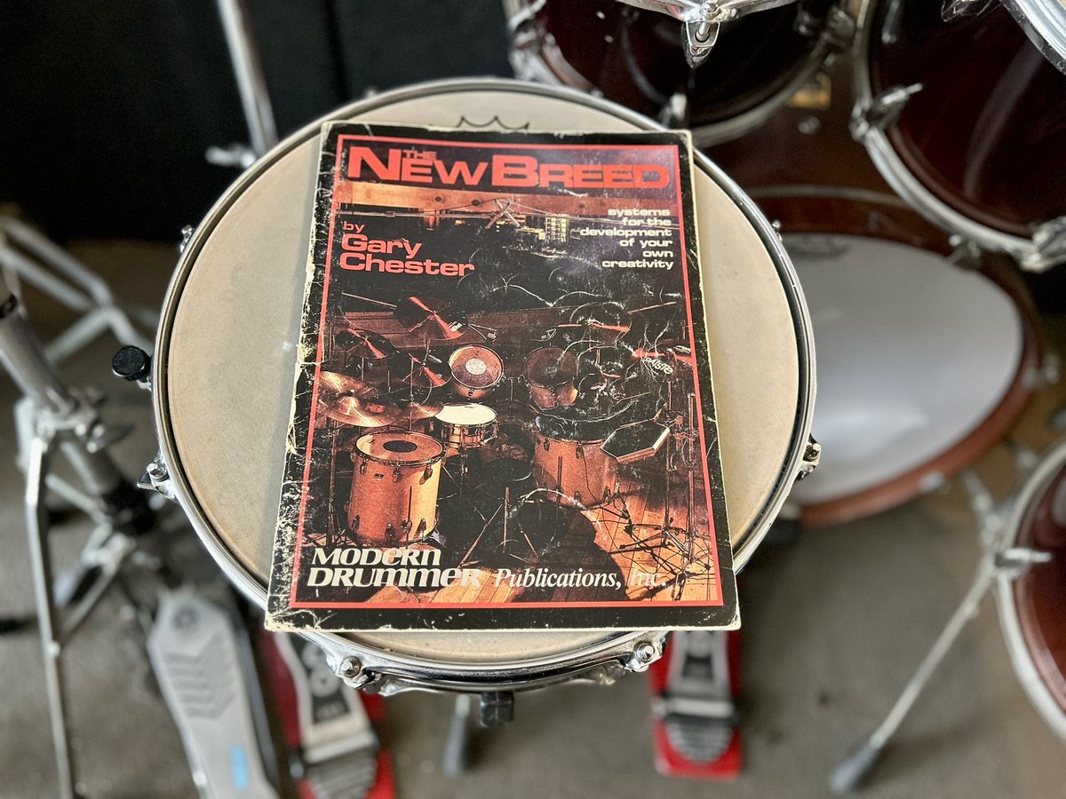 My absolute favorite book for drum set. I ALWAYS come back to it and work out of it!
