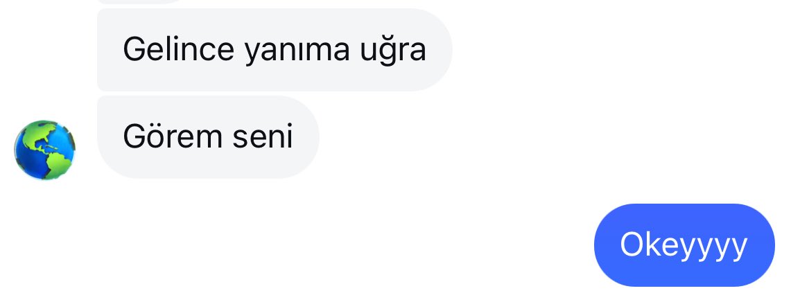 Bu mesajın beni mutlu etmesi gerekiyordu