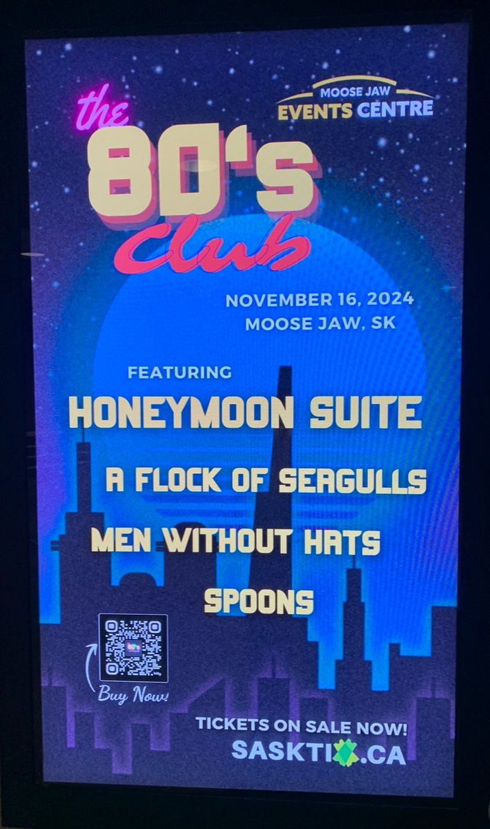 This week we are at the MJEC. We are next door to this great line up tonight!! Quarter finals will be rockin!! Should be able to hear the concert very well….might even have to do the Safety Dance!! 🤘