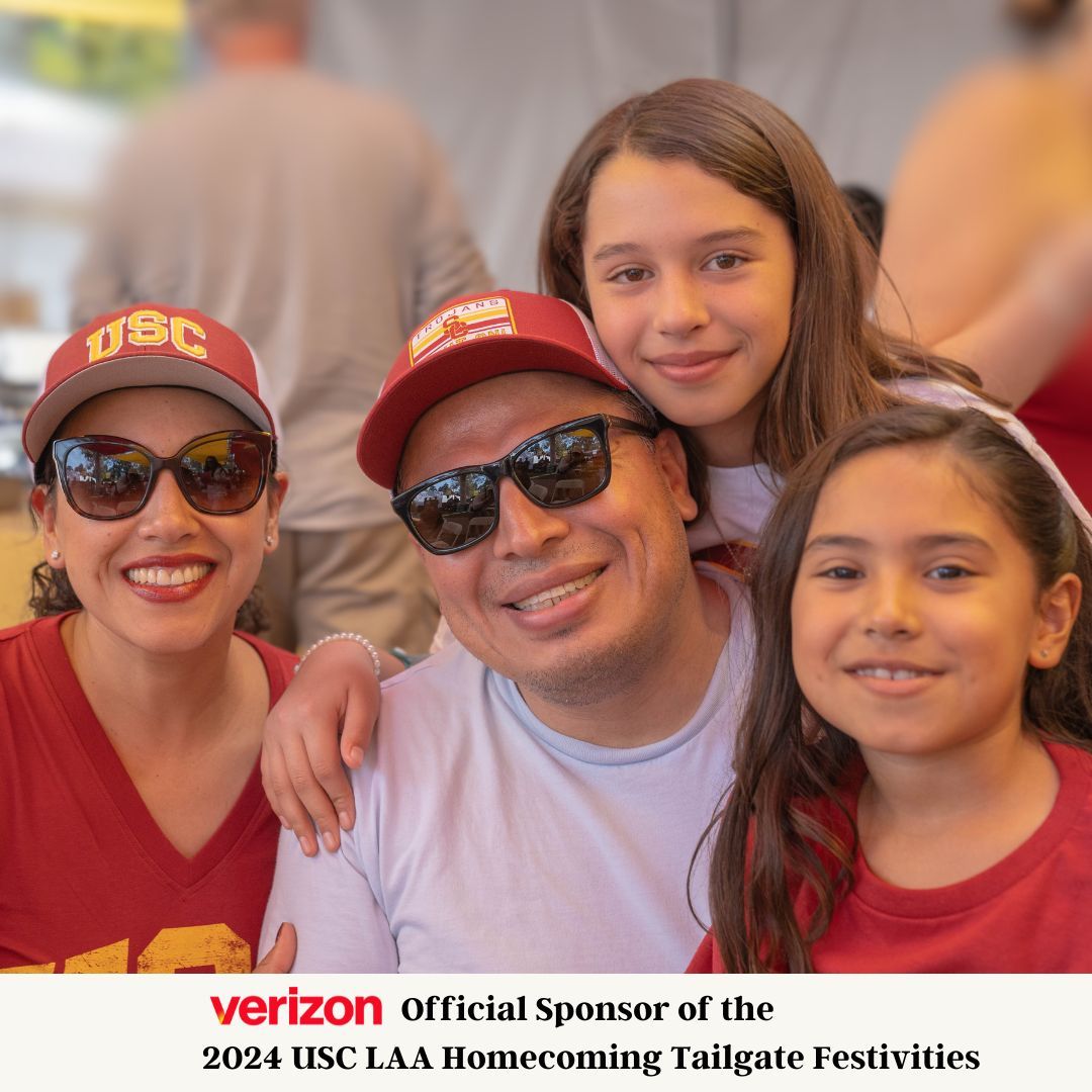 The USC LAA thanks <a href="/Verizon/">Verizon</a>, Official Sponsor of the 2024 USC LAA Homecoming Tailgate Festivities!

#USCLAAHomecoming #USCLAA #USCLAAParnerships #BeatTheCornhuskers