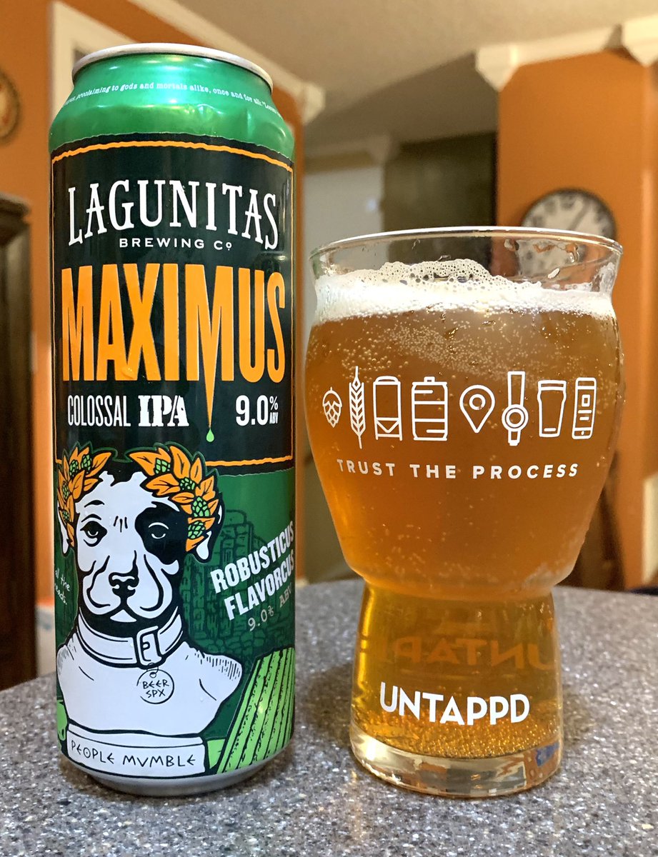 SC Beer Explorer (@scbeerexplorer) on Twitter photo Maximus by <a href="/lagunitasbeer/">LAGUNITAS BREWING CO</a>.
Pine aroma. Golden pour. Piney with bit of dankness. Less bitter and more sweet. I tried this in two glasses and from the canβ¦ thereβs a soapy aftertaste.
#CABeer #BeerReview #BeerGeek Maximus by <a href="/lagunitasbeer/">LAGUNITAS BREWING CO</a>.
Pine aroma. Golden pour. Piney with bit of dankness. Less bitter and more sweet. I tried this in two glasses and from the canβ¦ thereβs a soapy aftertaste.
#CABeer #BeerReview #BeerGeek