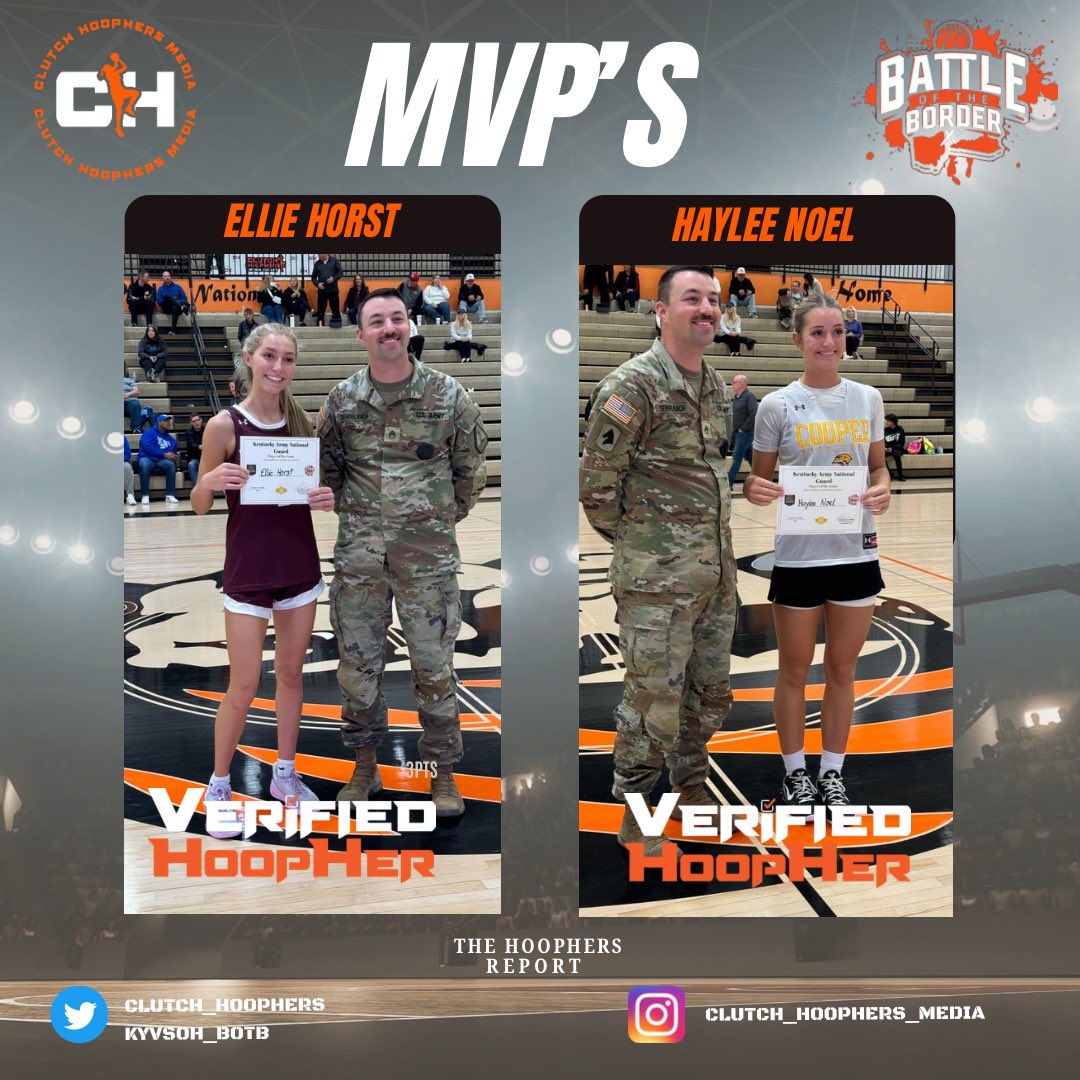 Clutch HoopHers Media (@clutch_hoophers) on Twitter photo 7th game of the day MVP’s Ellie Horst <a href="/LebanonGBK/">Lebanon Lady Warriors</a> Haylee Noel <a href="/CooperHSGirlsBB/">Cooper Jaguars</a>
<a href="/KYvsOH_BOTB/">BattleoftheBorder</a> 7th game of the day MVP’s Ellie Horst <a href="/LebanonGBK/">Lebanon Lady Warriors</a> Haylee Noel <a href="/CooperHSGirlsBB/">Cooper Jaguars</a>
<a href="/KYvsOH_BOTB/">BattleoftheBorder</a>