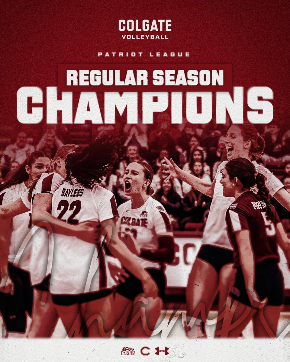 𝗥𝗘𝗚𝗨𝗟𝗔𝗥 𝗦𝗘𝗔𝗦𝗢𝗡 𝗖𝗛𝗔𝗠𝗣𝗦! 🏆

For the fifth consecutive season and fourth straight time as regular season champs, we'll see you in Hamilton for the <a href="/PatriotLeague/">Patriot League</a> tournament. 

#GoGate